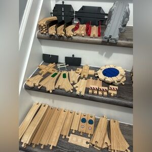 Wooden Train Tracks lot